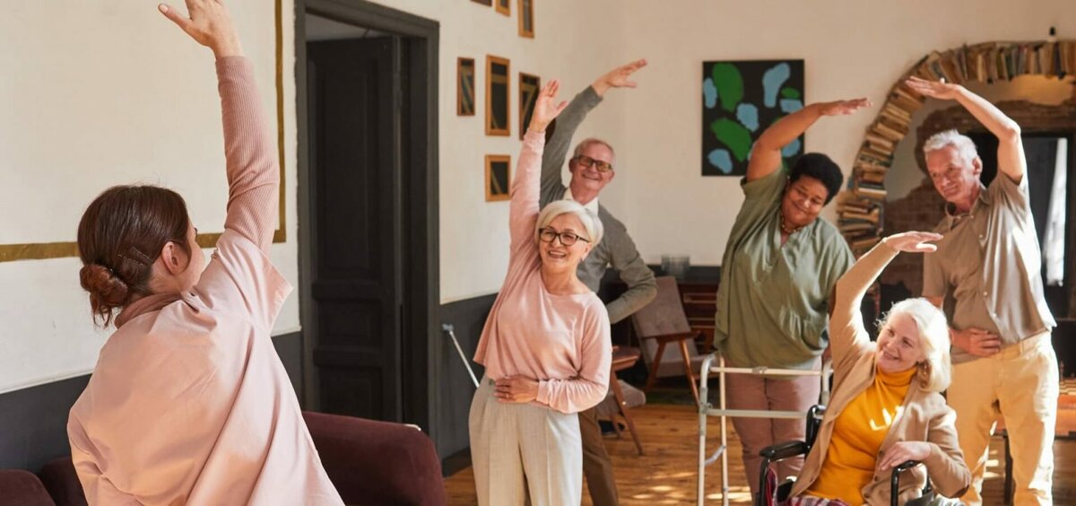 Seniors Exercising